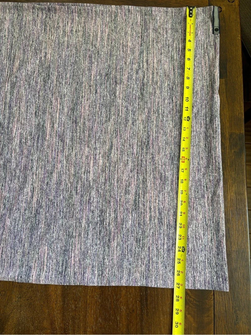 Lululemon Vinyasa Scarf Rulu Space Dye Camo Tender Violet Black Grape Snap Wrap